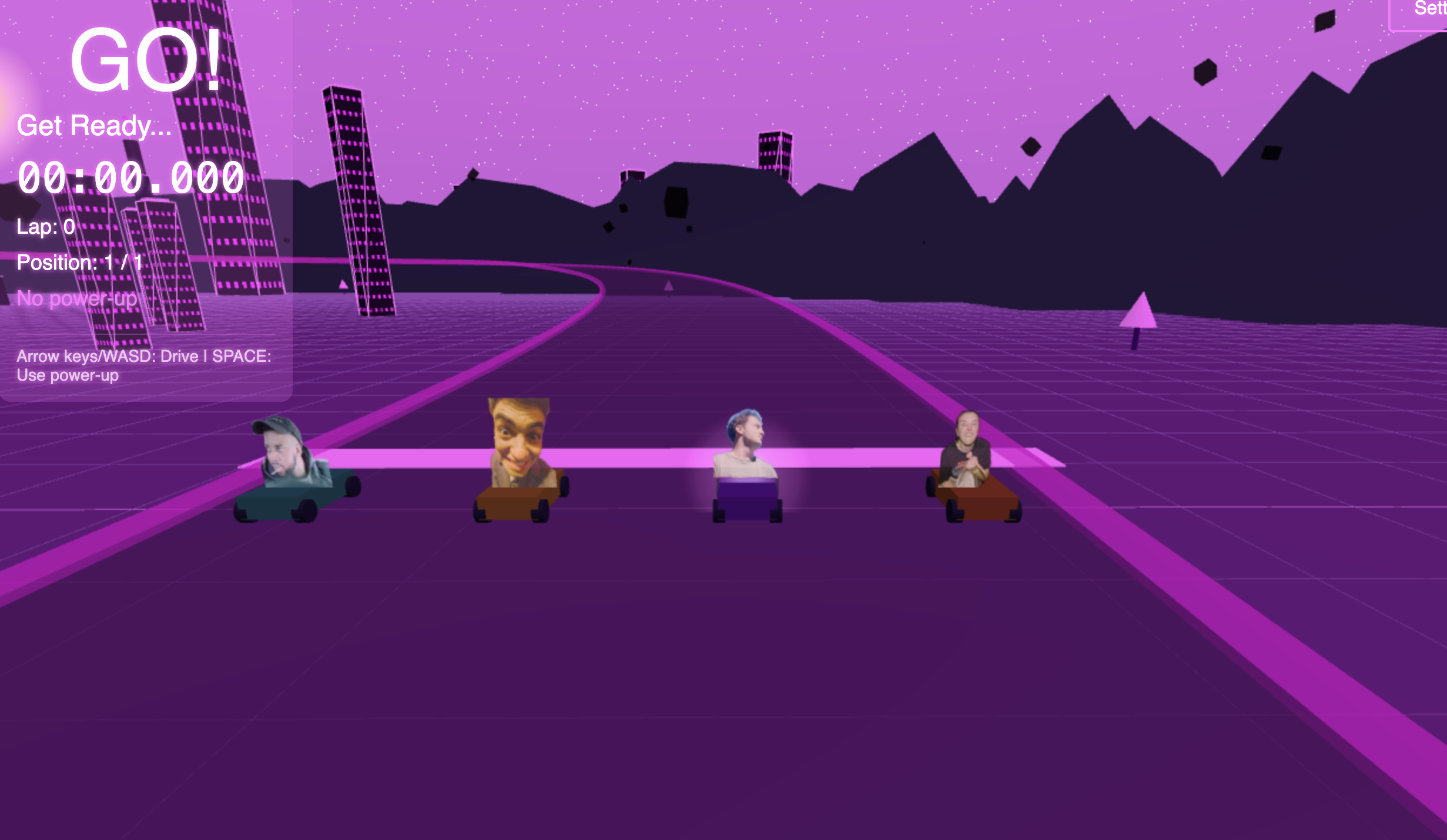 Strutman Kart Game Screenshot